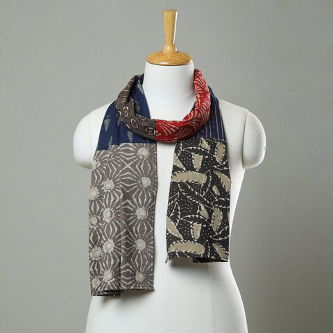  Patchwork Cotton Block Printed Stole 01 Online at iTokri.com
