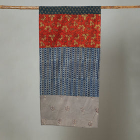 Patchwork Block Printed Cotton Stole 