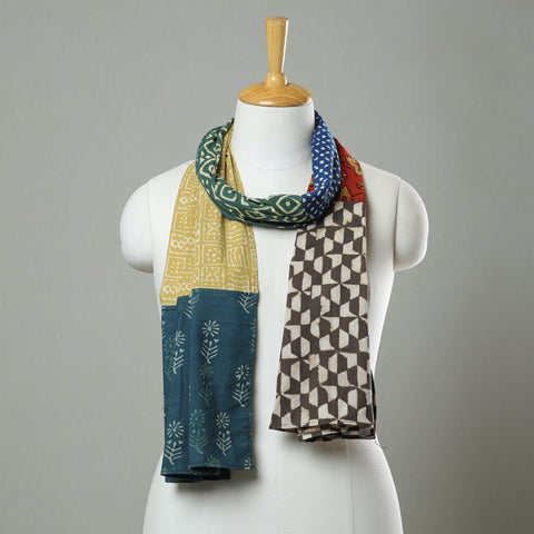 Buy Patchwork Cotton Block Printed Stole 01 Online at iTokri.com