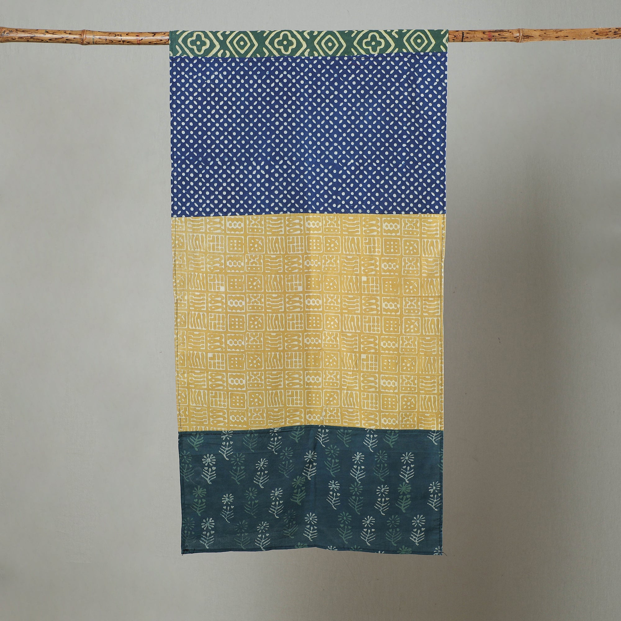 Buy Patchwork Cotton Block Printed Stole 01 Online at iTokri.com