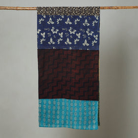 Patchwork Block Printed Cotton Stole