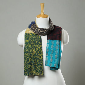 Patchwork Block Printed Cotton Stole