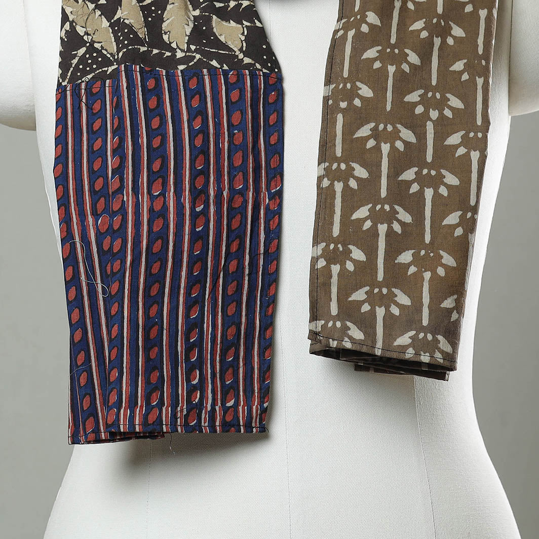 Patchwork Block Printed Cotton Stole