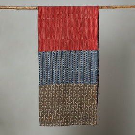 Patchwork Block Printed Cotton Stole