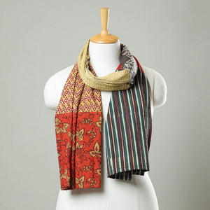 Patchwork Block Printed Cotton Stole