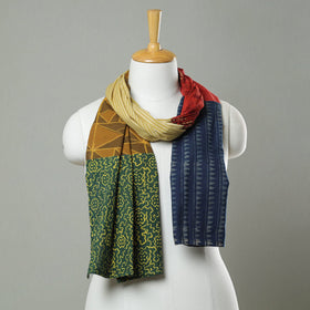 Patchwork Block Printed Cotton Stole