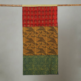 Patchwork Block Printed Cotton Stole