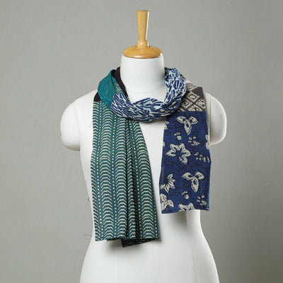 Patchwork Block Printed Cotton Stole