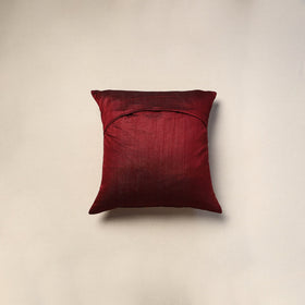 Patchwork quilted cushion cover (16 x 16 in) 02