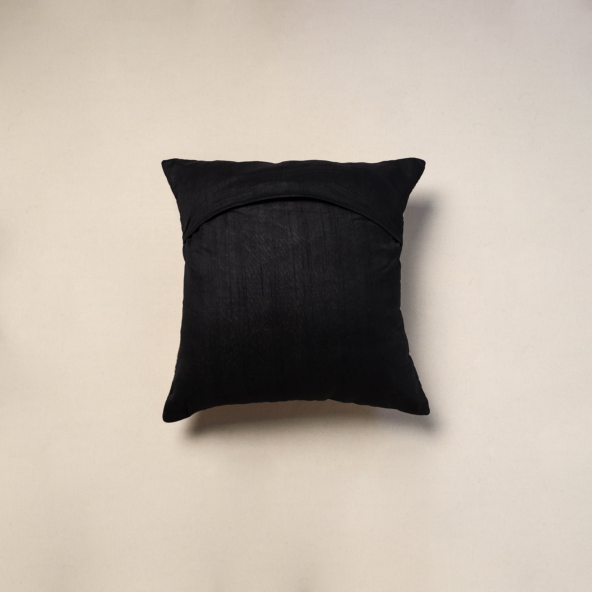 Patchwork quilted cushion cover (16 x 16 in) 03