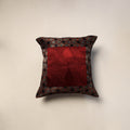 Patchwork quilted cushion cover (16 x 16 in) 04