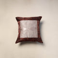 Patchwork quilted cushion cover (16 x 16 in) 05