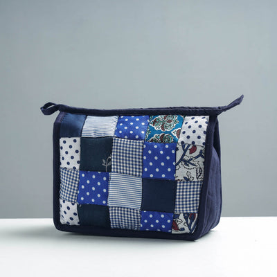  Patchwork Quilted Multipurpose Toiletry Bag 