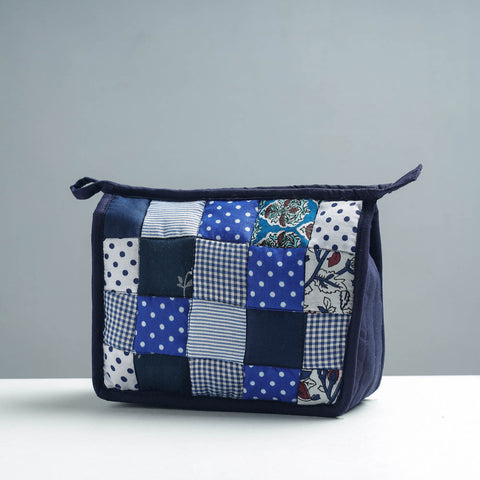  Patchwork Quilted Multipurpose Toiletry Bag 