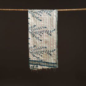 Multicolor - patchwork reversible silk bengal hand kantha