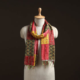 Multicolor - patchwork reversible silk bengal hand kantha