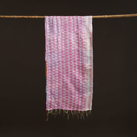 Multicolor - patchwork reversible silk bengal hand kantha