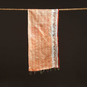 Multicolor - patchwork reversible silk bengal hand kantha