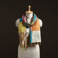 Multicolor - patchwork reversible silk bengal hand kantha