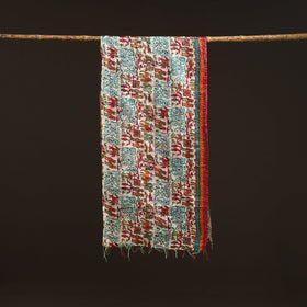 Multicolor - patchwork reversible silk bengal hand kantha