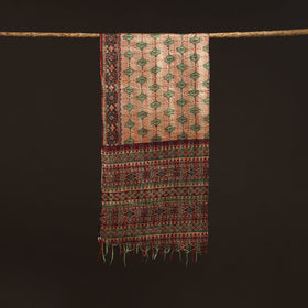 Multicolor - patchwork reversible silk bengal hand kantha