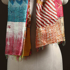 Multicolor - patchwork reversible silk bengal hand kantha