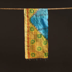 Multicolor - patchwork reversible silk bengal hand kantha