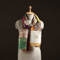 Multicolor - patchwork reversible silk bengal hand kantha