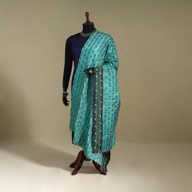 Multicolor - patchwork reversible silk bengal kantha work
