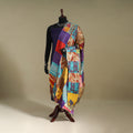 Multicolor - patchwork reversible silk bengal kantha work