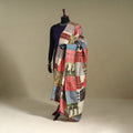 Multicolor - patchwork reversible silk bengal kantha work