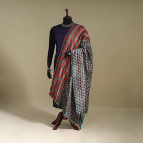 Multicolor - patchwork reversible silk bengal kantha work