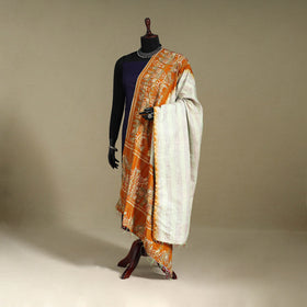 Multicolor - patchwork reversible silk bengal kantha work