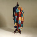 Multicolor - patchwork reversible silk bengal kantha work