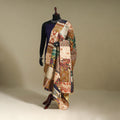 Multicolor - patchwork reversible silk bengal kantha work