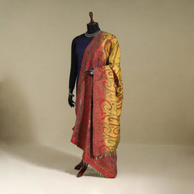 Multicolor - patchwork reversible silk bengal kantha work