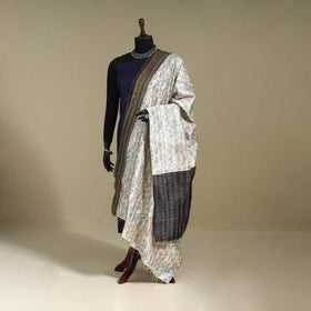 Multicolor - patchwork reversible silk bengal kantha work