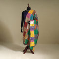Multicolor - patchwork reversible silk bengal kantha work