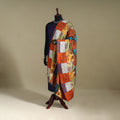 Multicolor - patchwork reversible silk bengal kantha work