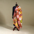 Multicolor - patchwork reversible silk bengal kantha work