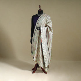 Multicolor - patchwork reversible silk bengal kantha work