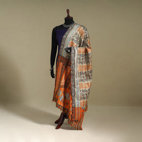 Multicolor - patchwork reversible silk bengal kantha work
