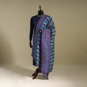 Multicolor - patchwork reversible silk bengal kantha work
