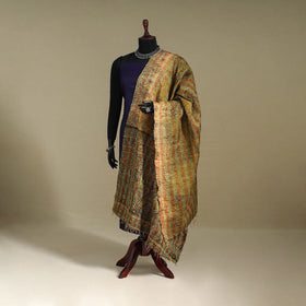 Multicolor - patchwork reversible silk bengal kantha work