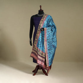Multicolor - patchwork reversible silk bengal kantha work