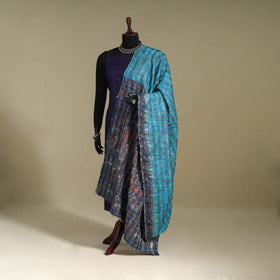 Multicolor - patchwork reversible silk bengal kantha work