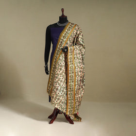 Multicolor - patchwork reversible silk bengal kantha work