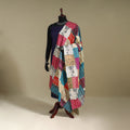 Multicolor - patchwork reversible silk bengal kantha work