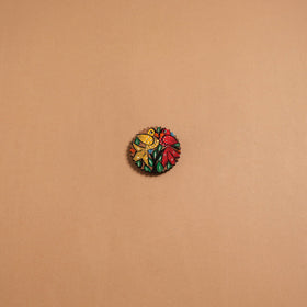 Patua handpainted wooden fridge magnet 100 - handcrafted