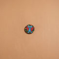 Patua handpainted wooden fridge magnet 101 - handcrafted